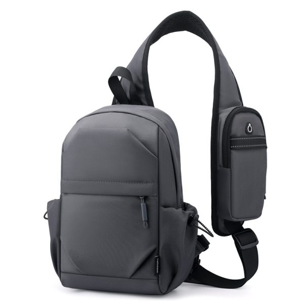 Men's Backpack Oxford Cloth Shoulder Chest Bag - Image 7