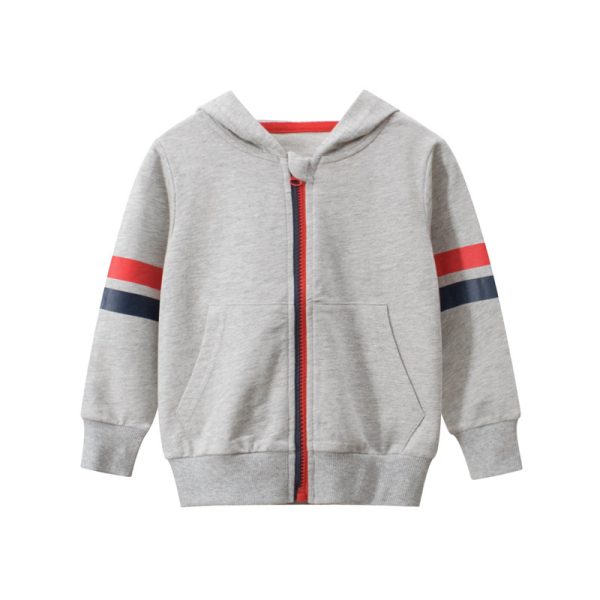 Boy's zipper sweater baby clothes - Image 6