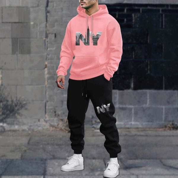 Leisure Sports Sweater Sweatpants Men's Suit - Image 4