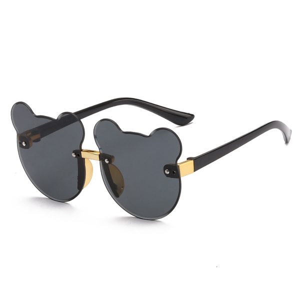 Cat Ear Kids Sunglasses Frameless Shape - Image 2