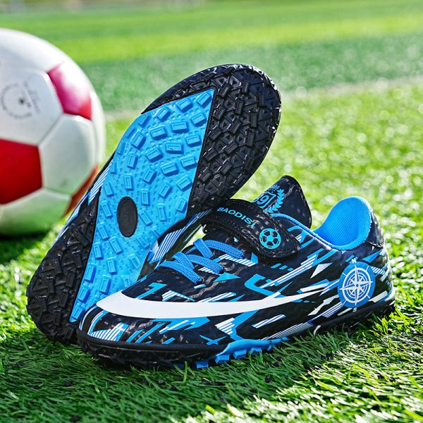 Children's Football Shoes Velcro Spike Sports - Image 4