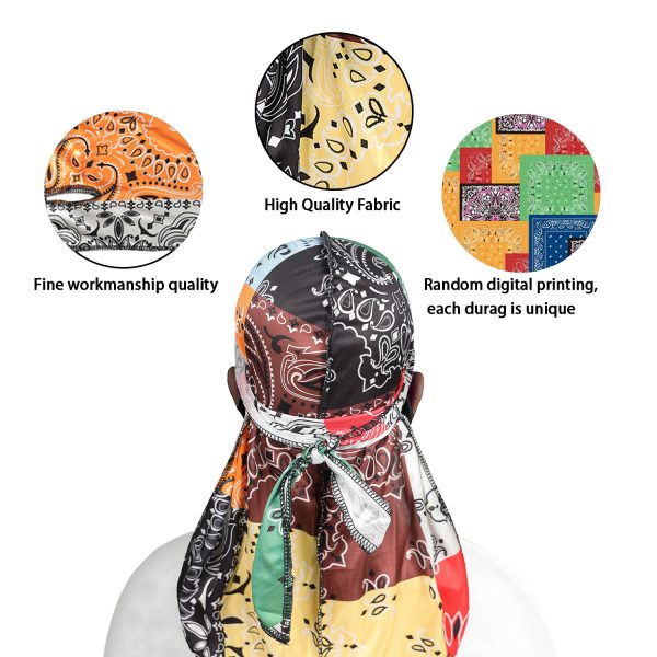 Multicolor Printing Pirate Hat Men's Fashion - Image 2