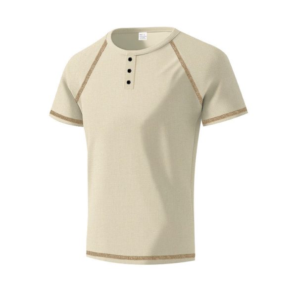 Heavy Contrast Color Raglan Slim T-shirt - Image 10