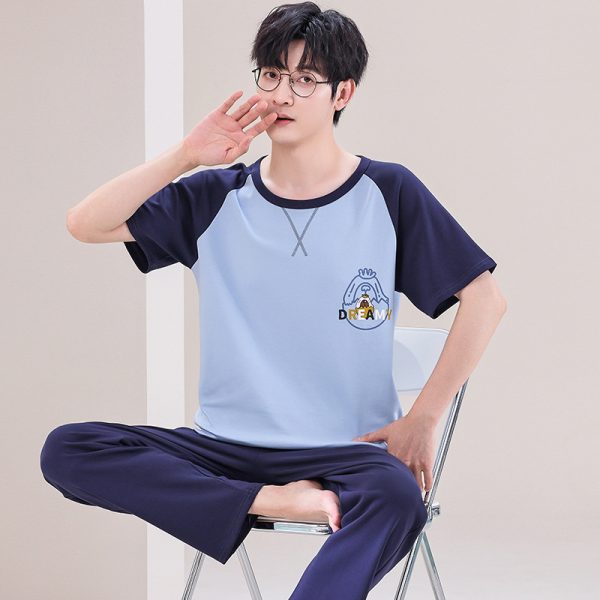 Pajamas Men's Short-sleeved Trousers Summer - Image 3