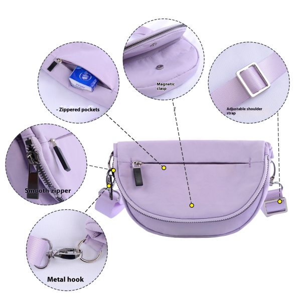 Crossbody Bag Foldable Sports Yoga Leisure - Image 2
