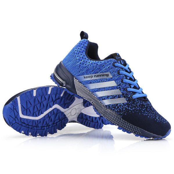 Casual Breathable Fly Woven Mesh Sneakers - Image 6