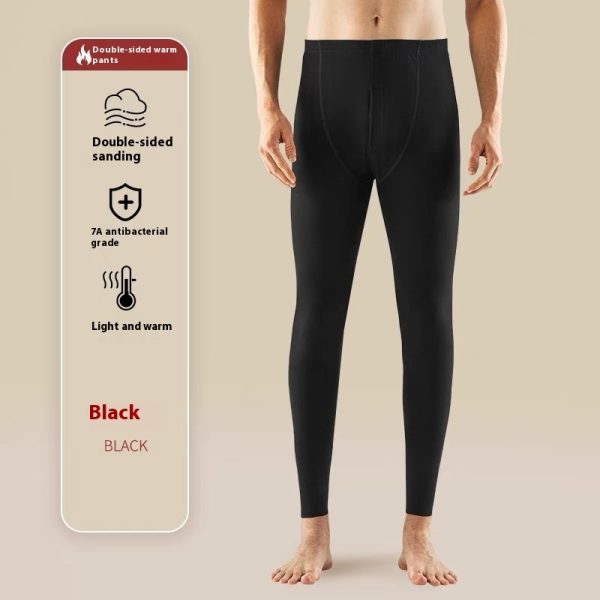 Long Johns Men's Warm Compression Pants Leggings - Image 3