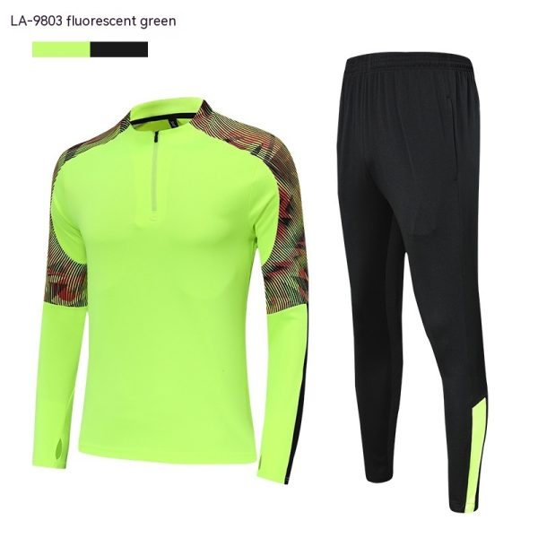 Soccer Suit Set Men's Long Sleeve Training Clothes Competition Team - Image 7