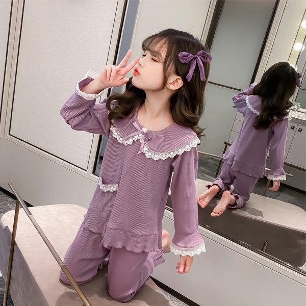 Girls' Suits, Autumn Clothes, Western Style, Children's Clothes - Image 5