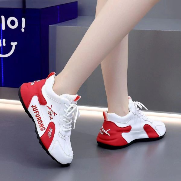 Couple Sports Casual PU White Shoes All-match Wear-resistant - Image 8