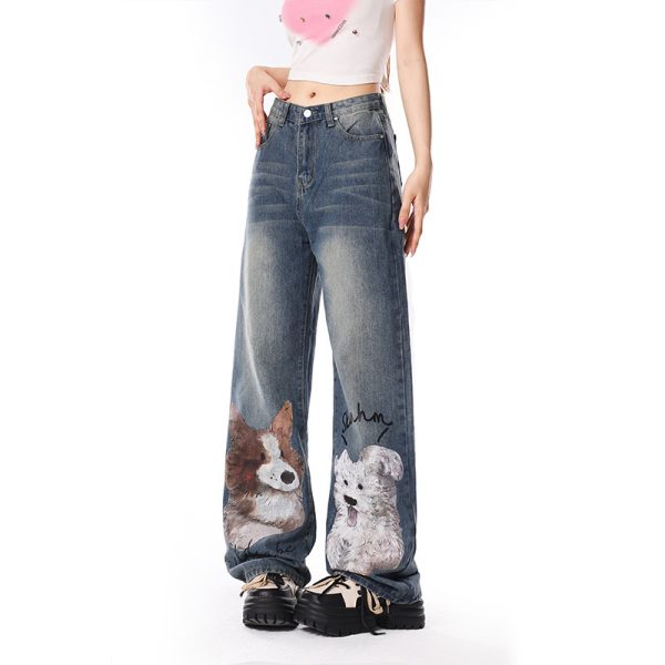 Women's Loose Straight Casual Wide-leg Pants - Image 2