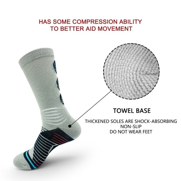 6 Pairs Of Sports Running Calf Socks - Image 4