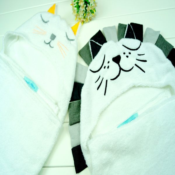 New Baby Boys Girls Lion Cat Shape Bath Towel Stuffed Toys Dolls Kids Room Bed Blanket & Swaddling Kids Christmas Gift - Image 3