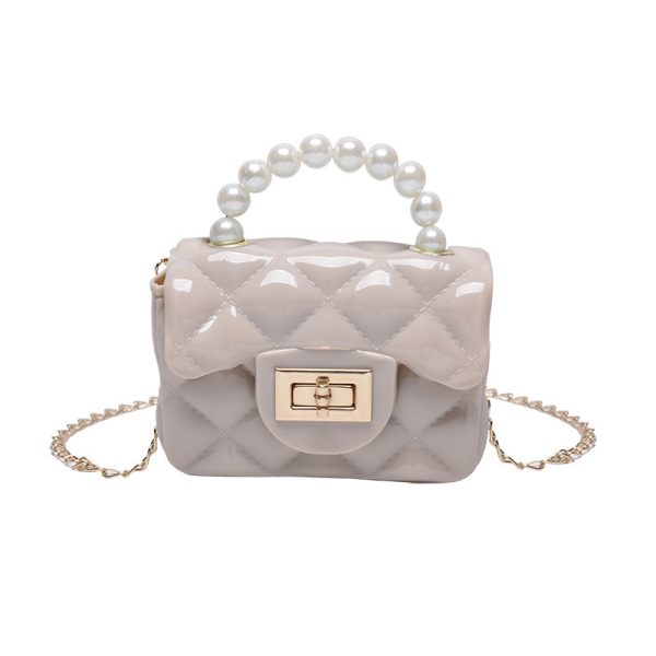 Pearl Hand One-shoulder Crossbody Chain Children's Bags - Image 3
