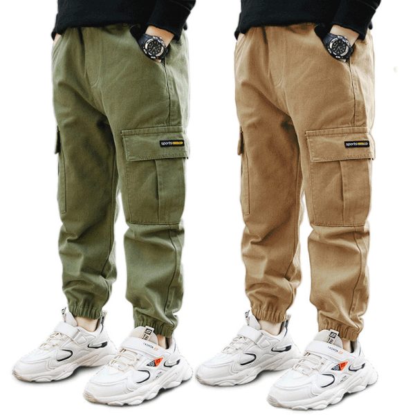 Children's Trousers Summer Style Large Children's Overalls - Image 6