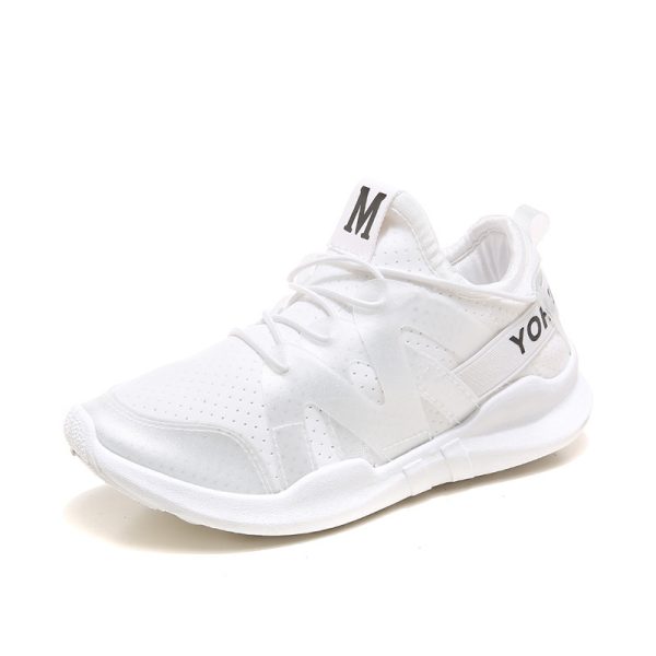 Sports Shoes Women's White Shoes Increased Breathable Casual Running Shoes - Image 8