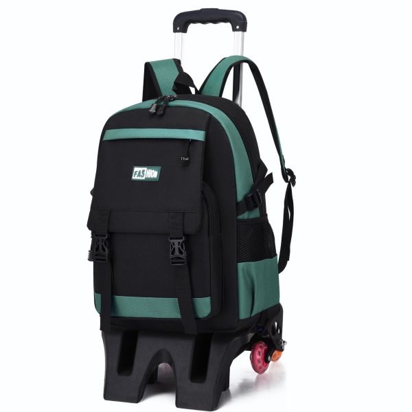 Leisure Primary School Student Large Capacity Pull Rod Backpack - Image 3