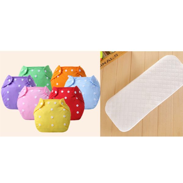 Increase diaper pants washable diapers can adjust the baby can pull pants pants waterproof waterproof diapers pants - Image 7