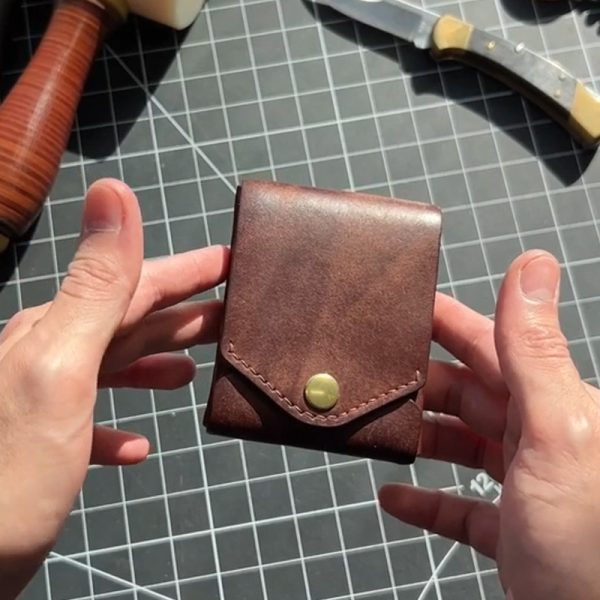 Retro Wallet Men's Design Creative Pen Card Holder - Image 3