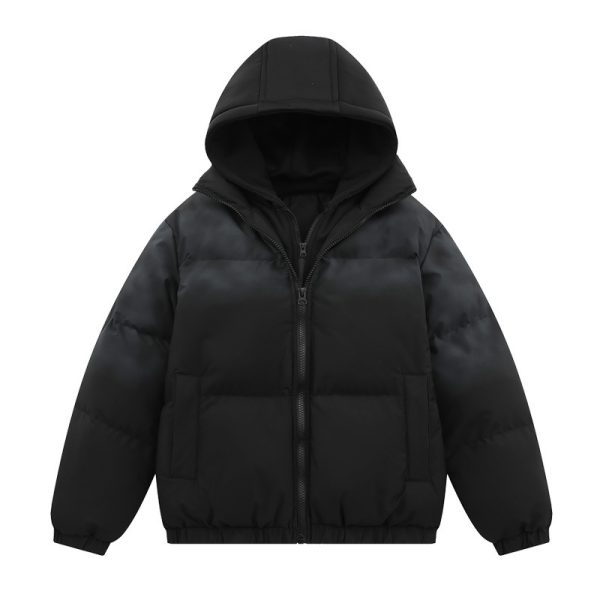 Casual Fashion Gradient Trendy Cotton Clothing Coat For Men - Image 5