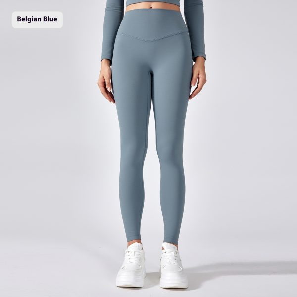 Elastic High-waisted Trousers Yoga Pants Belly Contracting Peach Hip Training - Image 7