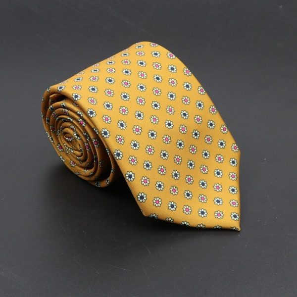 Super Soft Bohemian Silk Ties Men's Fashion 75mm Necktie - Image 3