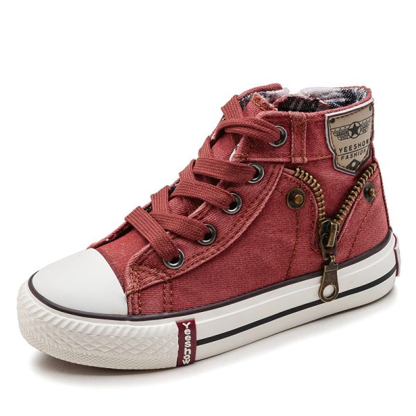 A children's shoes spring boys canvas shoes shoes small baby shoes wholesale Korean tide - Image 6