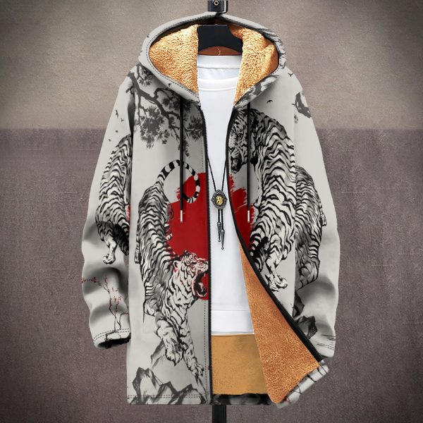 Hooded Cardigan Thick Winter Clothes - Image 4
