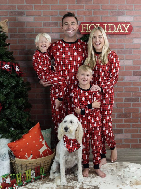 Parent-Child Clothing Family Pack Christmas Clothes European And American Style Pajamas Homewear - Image 7