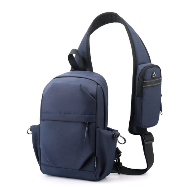 Men's Backpack Oxford Cloth Shoulder Chest Bag - Image 8