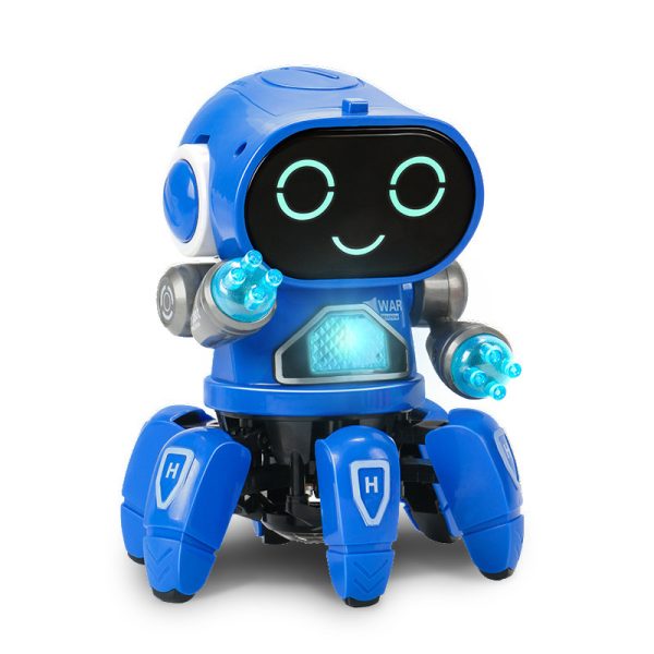 Electric Rock Robot, Music, Light, Automatic Walking, Swinging And Dancing Robot, Children's Toys - Image 3
