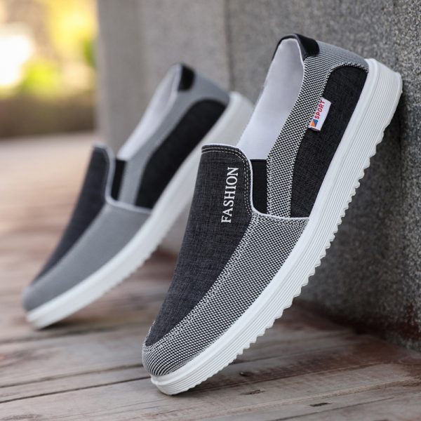 Men's Casual Shoes Board Shoes Breathable Canvas Shoes - Image 6