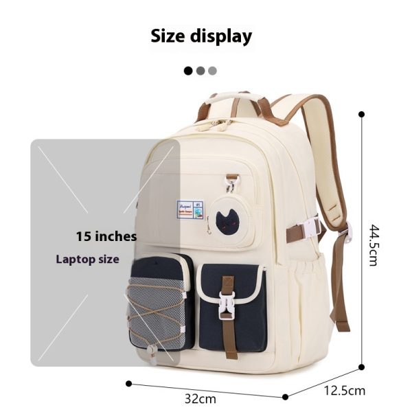 Cute Schoolbag Large Capacity Student Backpack - Image 4