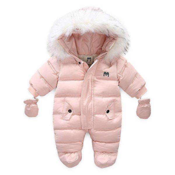 Baby Kids Jumpsuit Jacket with Gloves - Image 6