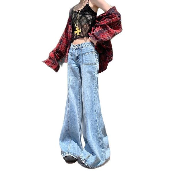 American Design High Waist Bootcut Jeans - Image 5