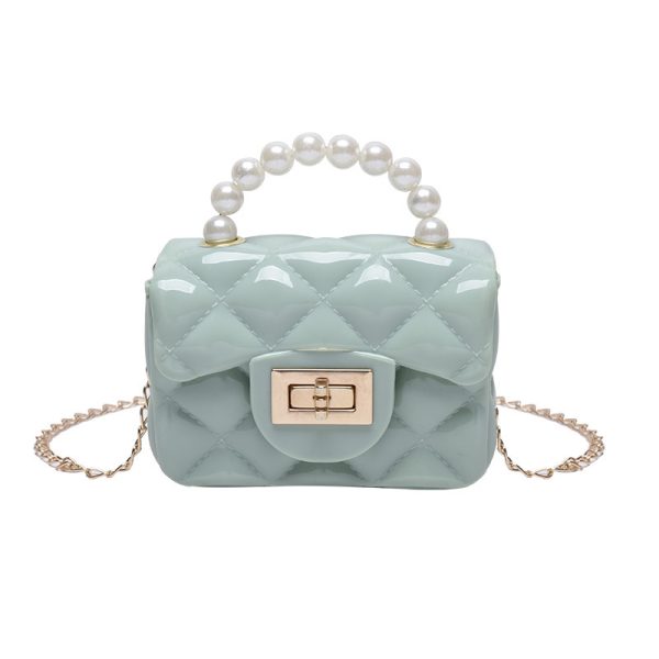 Pearl Hand One-shoulder Crossbody Chain Children's Bags - Image 10