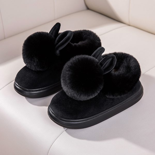 Cotton Slippers Women's Bag With Winter Indoor - Image 8