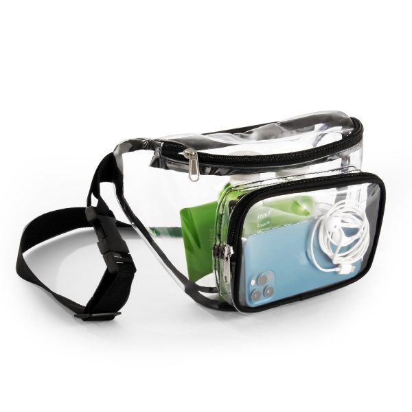 PVC Waist Bag Outdoor Sports Transparent Belt Bag - Image 5