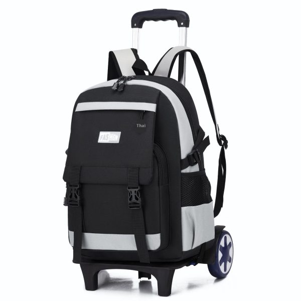 Leisure Primary School Student Large Capacity Pull Rod Backpack - Image 2