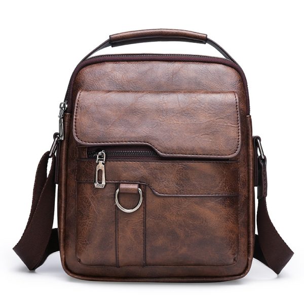 Casual Crossbody Men's Document Small Backpack - Image 7