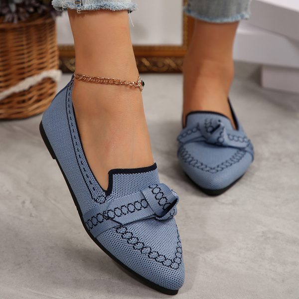 Bowknot Breathable Flat Shoes Women - Image 5