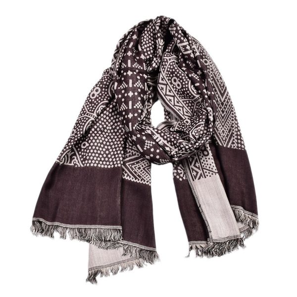 Cotton And Linen Yarn-dyed Scarf Short Beard Ethnic Style - Image 4