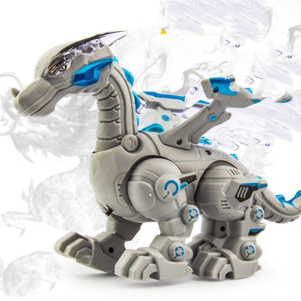 Electric Spray Mechanical Dinosaur Toy Model Multifunctional Sound And Light Toy - Image 3