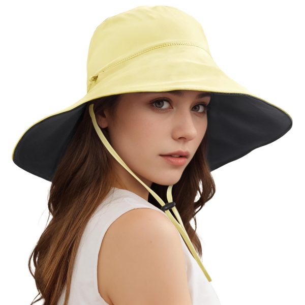 Wide Brim Sun Hats For Women Men, Double Sided Wearing Fishing Hats Cooling Bucket Hat For Beach Hiking Outdoor - Image 7