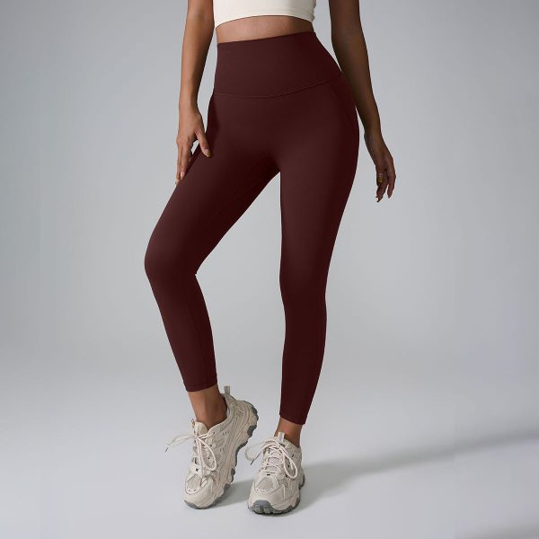 Yoga Pants Seamless Nude Feel High Waist Peach Pants Zero Sense Integrated Sports Yoga Pants Yoga Pants - Image 10