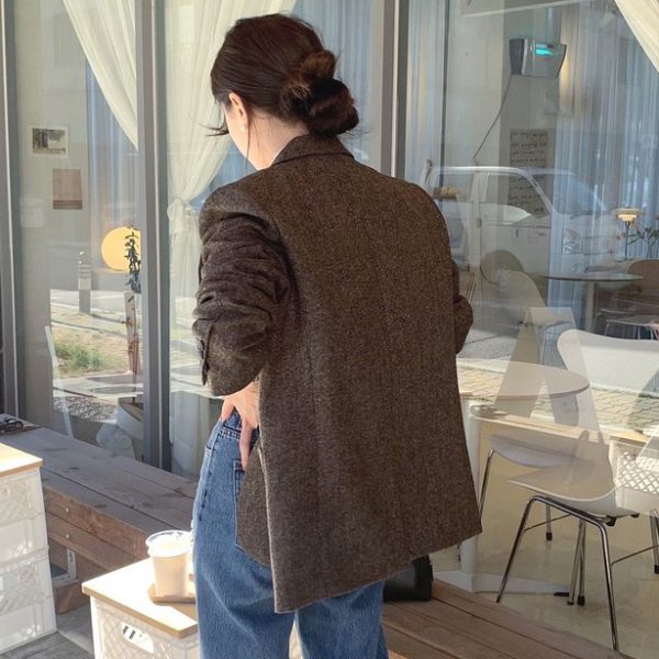 French Retro Classic Suit Jacket - Image 3