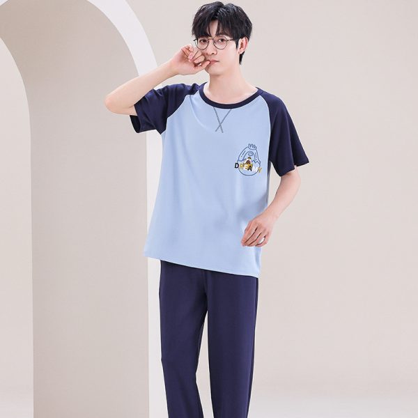 Pajamas Men's Short-sleeved Trousers Summer - Image 4