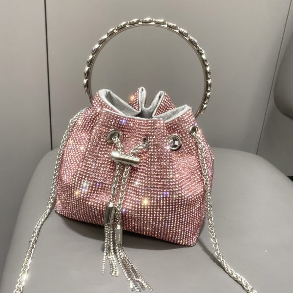 European And American Shiny Diamond Handbag For Women - Image 10