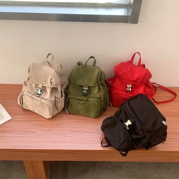 Simple Small Backpack Nylon Fashion Casual Schoolbag - Image 7