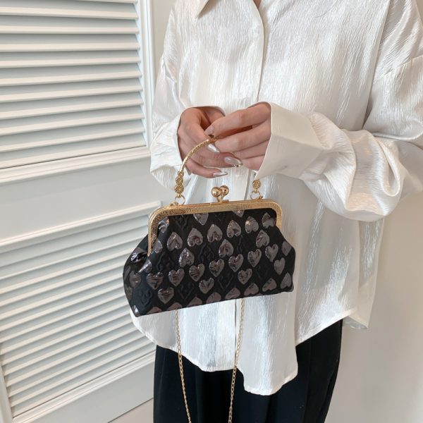 All-match Love Hand-held Crossbody Small Square Bag - Image 2